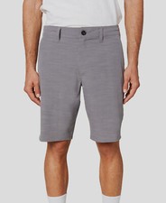 O'Neill Men's Gray Locked Slub Board Shorts Size 38