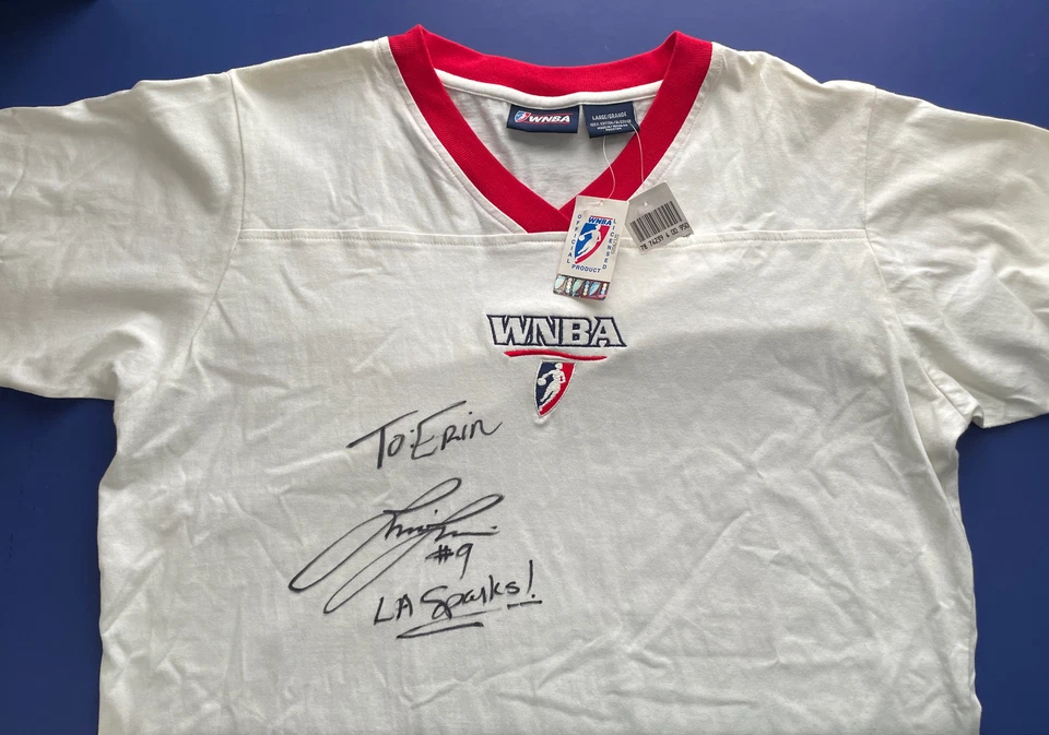 WNBA LISA LESLIE Autograph Signed Shirt Los Angeles LA Sparks #9 MVP HOF Auto - Image 4 of 4