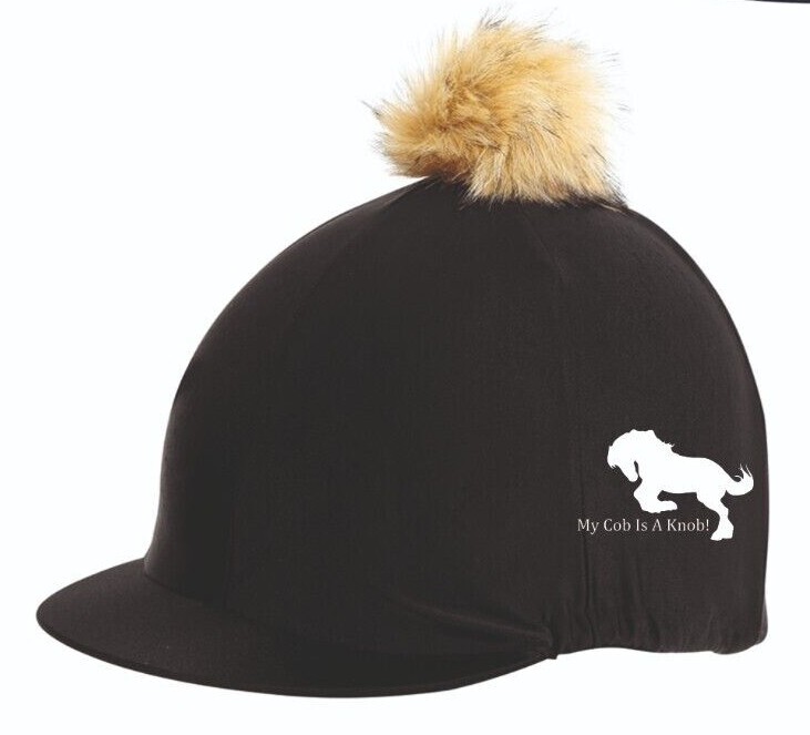 Jockey Skull Hat Silk / Riding Hat Cover Fun Cob Design Horse/Pony