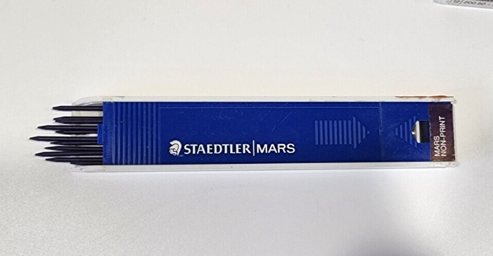 Staedtler Mars Dynagraph Lumograph Non Print Drawing Leads Lot of 12