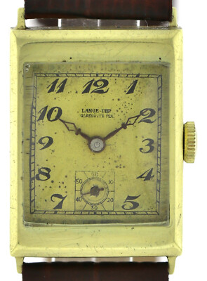 Rarität Söhne Vintage Herrenuhr, um 1935, 585/14k