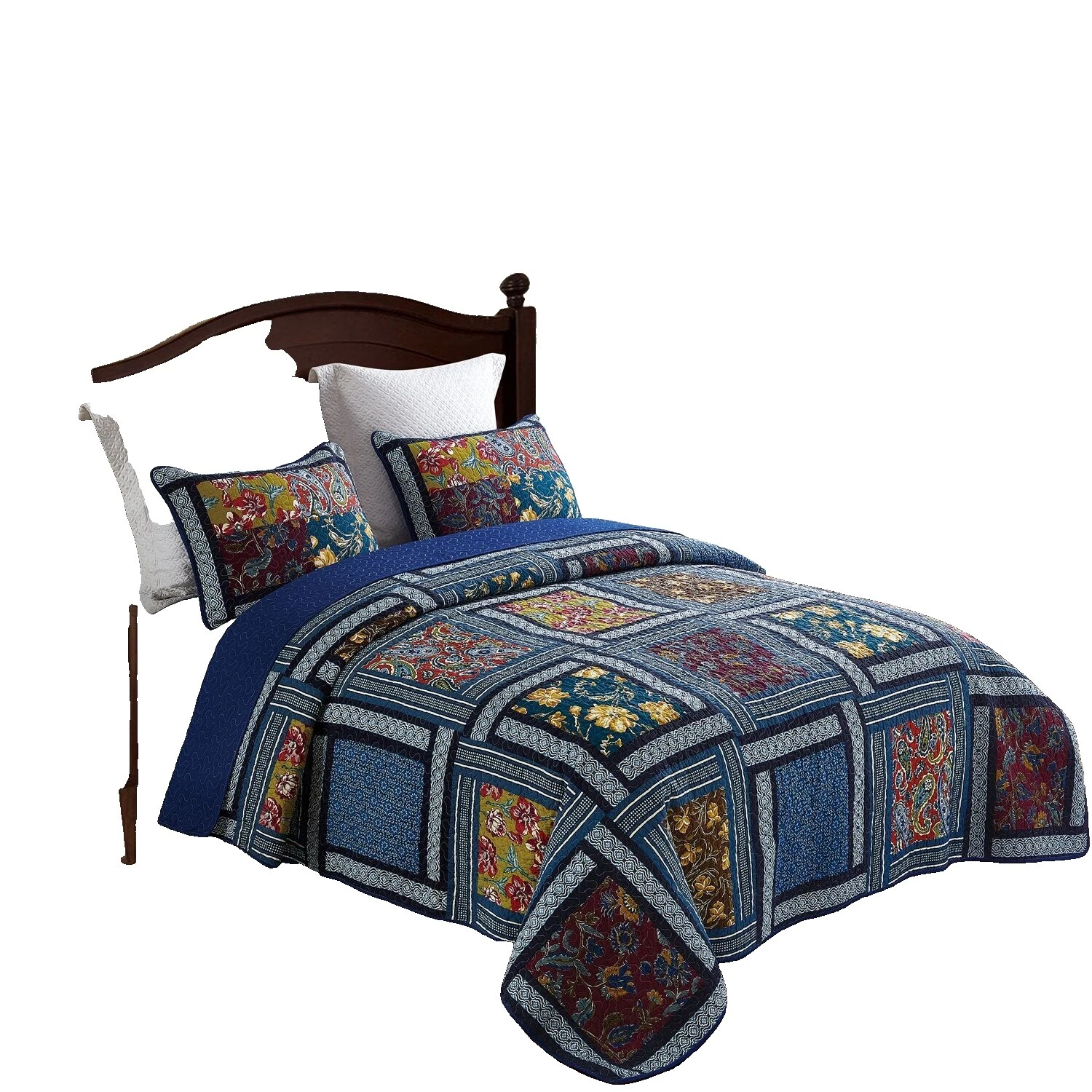 Multicolor vintage/retro Edredones abstracto, colchas y cobertores para cunas