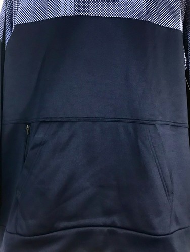 Nike Therma Men's Pullover Training Hoodie/Jacket Obsidian/Royal Pulse/Black - Picture 8 of 12