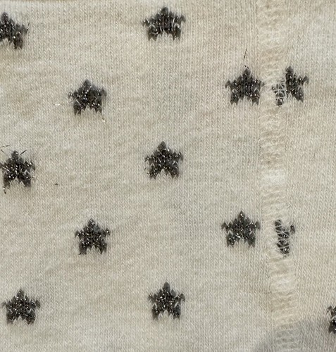 Primary Silver Star White Tights, Size 18-24 M, MSRP $10 - Picture 3 of 4