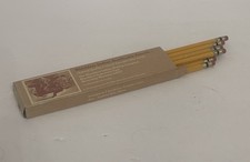 Blackfeet Indian Acrylicolor Pencils YELLOW 025-29 Box Of 10 Made in USA NOS