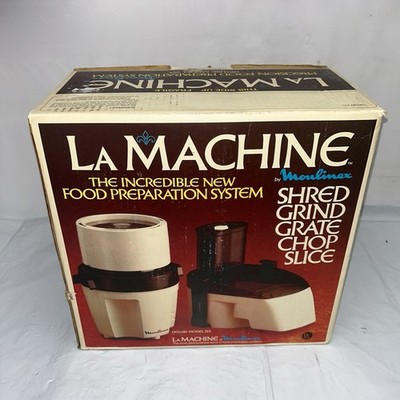 Vintage Moulinex La Machine Deluxe Food Processor Model 354