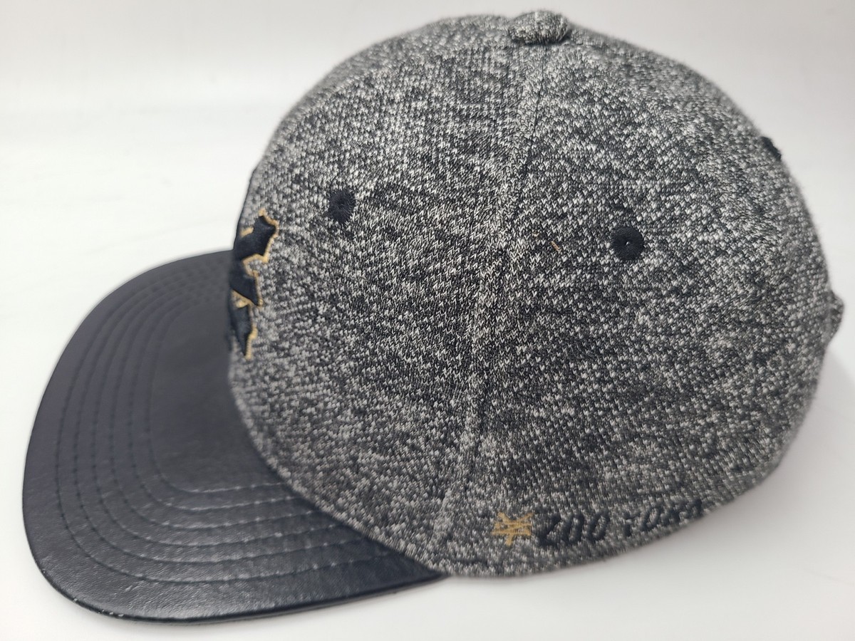 Zoo York Leather Brim Snapback Hat Cap Skate Skateboard Surf ZY