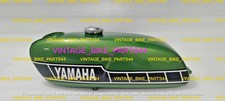 Yamaha FS1 DX Olive Green Painted Alloy Petrol Fuel Gas Tank Model 1977 + Cap
