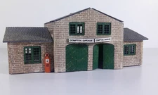 Red Arrow Lines HO Scale laser cut Compton Garage Craftsman Kit IN214