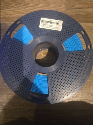  PLA Basic Cyan Filament Vibrant Color, Smooth Finish