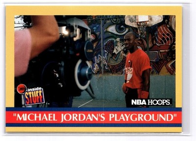 1990-91 NBA Hoops Michael Jordan Michael's Playground Chicago Bulls