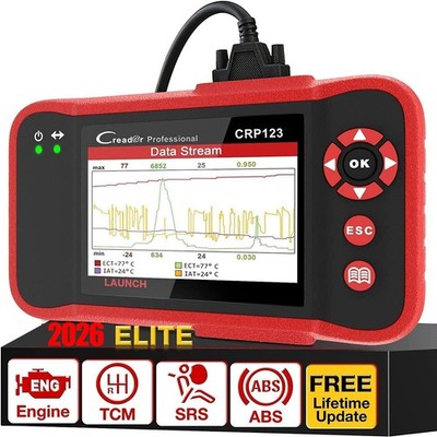 LAUNCH CRP123 Scan Tool ABS SRS Engine OBD2 Code Reader Car Diagnostic Scanner