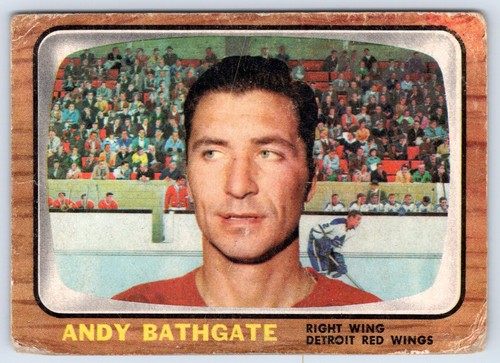 Andy Bathgate #44 1966 Topps card