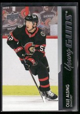 2021-22 Upper Deck Series 1 Young Guns #203 Olle Alsing  Ottawa Senators