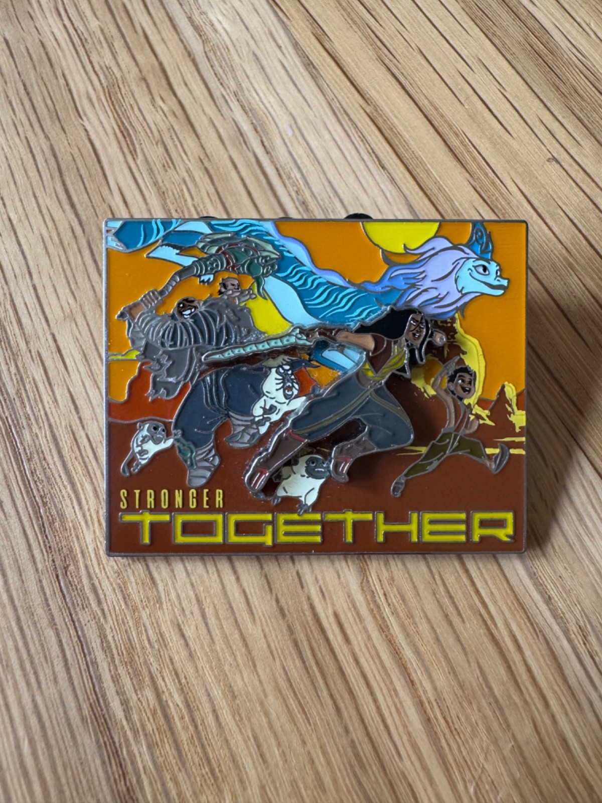 Raya and the Last Dragon Stronger Together Sisu & Cast LR Disney Parks Pin 2020