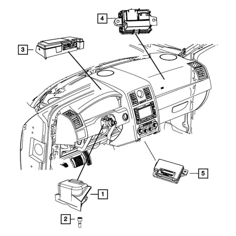 For Jeep Commander 2010 Jeep Sunroof Control Module - Изображение 3 из 4