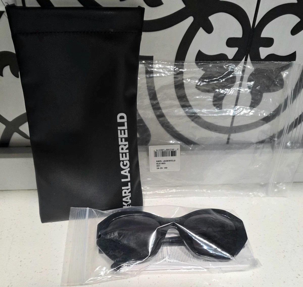 Karl Lagerfeld Black Sunglasses for Women for sale | eBay display picture 3