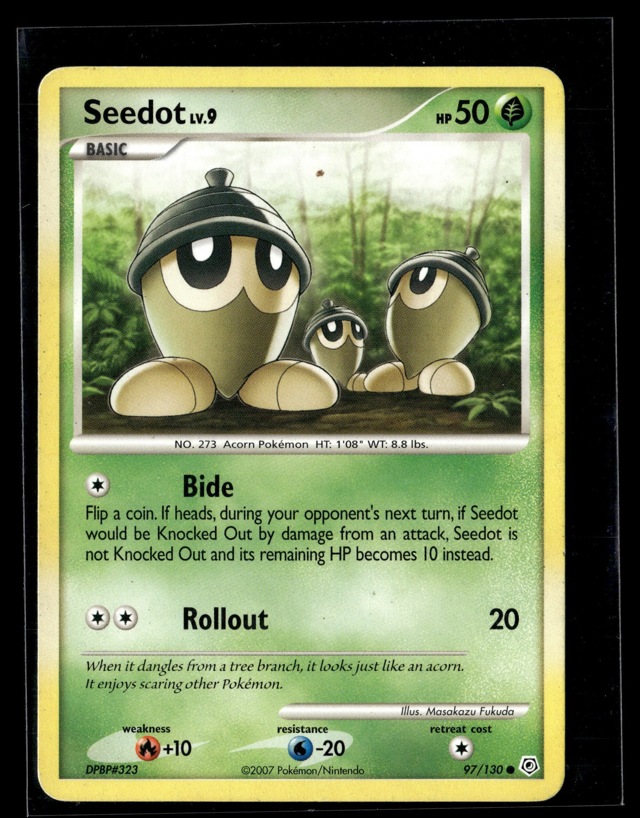 Pokemon TCG Diamond and Pearl #97/130 Seedot