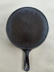 Antique Pre-Griswold “Erie” #8 Cast Iron Skillet Pan SITS FLAT Second Series