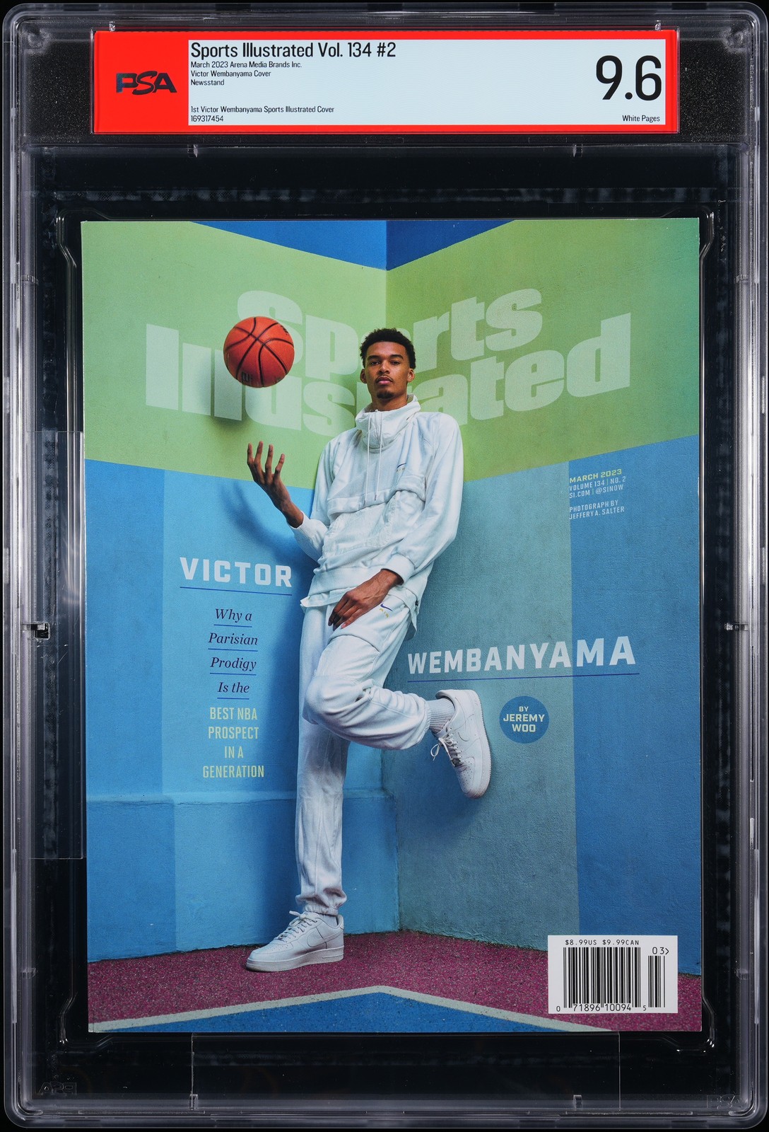 2023 Sports Illustrated Victor Wembanyama 1st Cover Newsstan