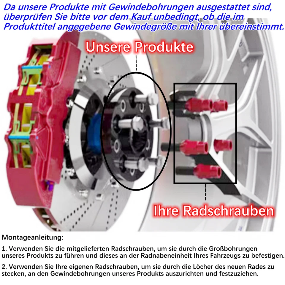 2pcs 20mm bolt circle adapter 5x120 to 5x112 72.6-66.6 M12x1.5 for BMW change - Image 3 of 4