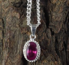 Natural Padparadscha Pink Sapphire 8.45 Ct/13 mm Oval Gemstone Certified Pendant