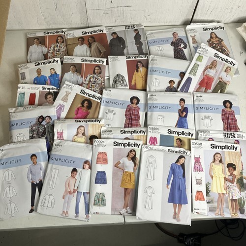 Vintage & Modern Simplicity Sewing Patterns Mixed Variety HUGE Lot Of ~150 - Picture 2 of 4