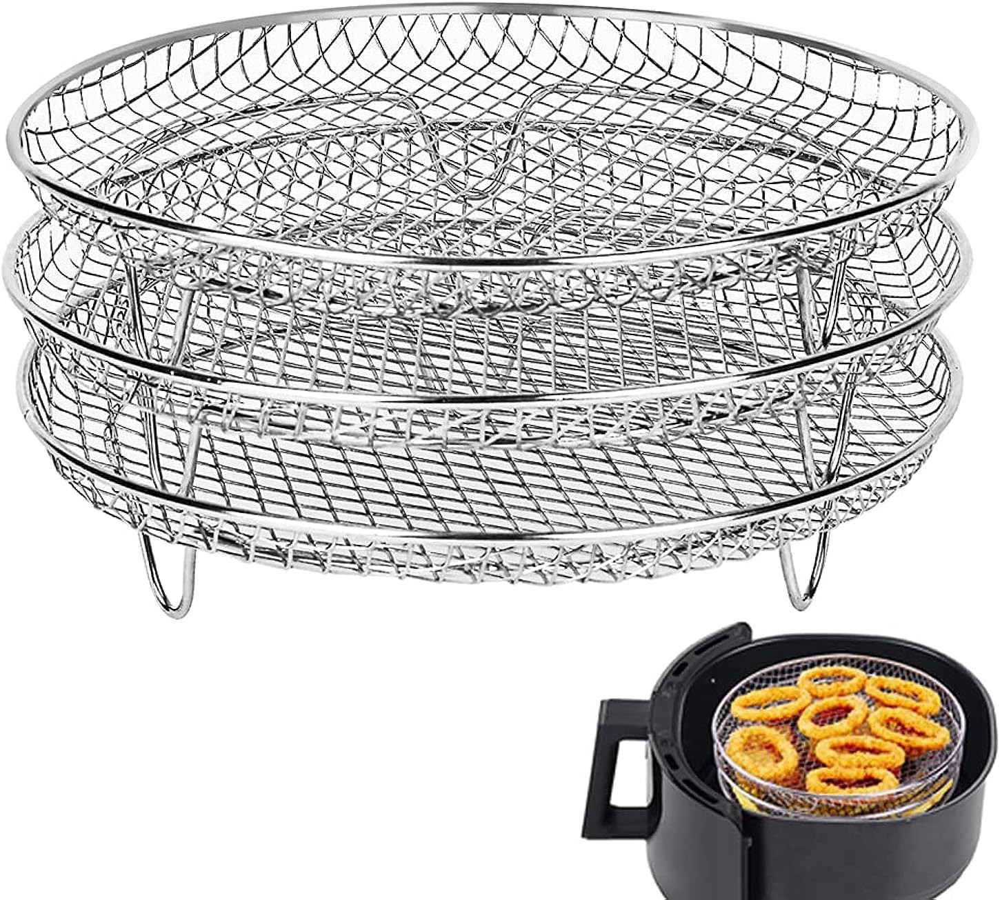 Air Fryer Racks for Gowise USA Airfryer,Accessories for Ninja Airfryer,Fit All 4