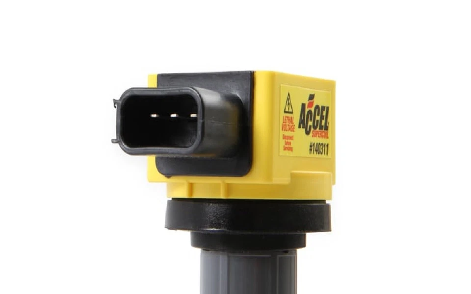Желтая специализированная суперкатушка зажигания Accel 140311 для Audi TT Quattro - Изображение 2 из 4
