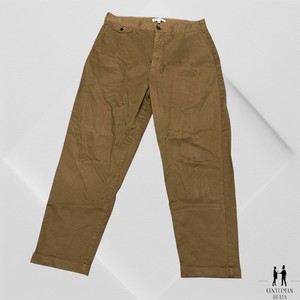 Alex Mill Men Standard Pleated Chino Pant Green Size 29x25 Cotton Blend