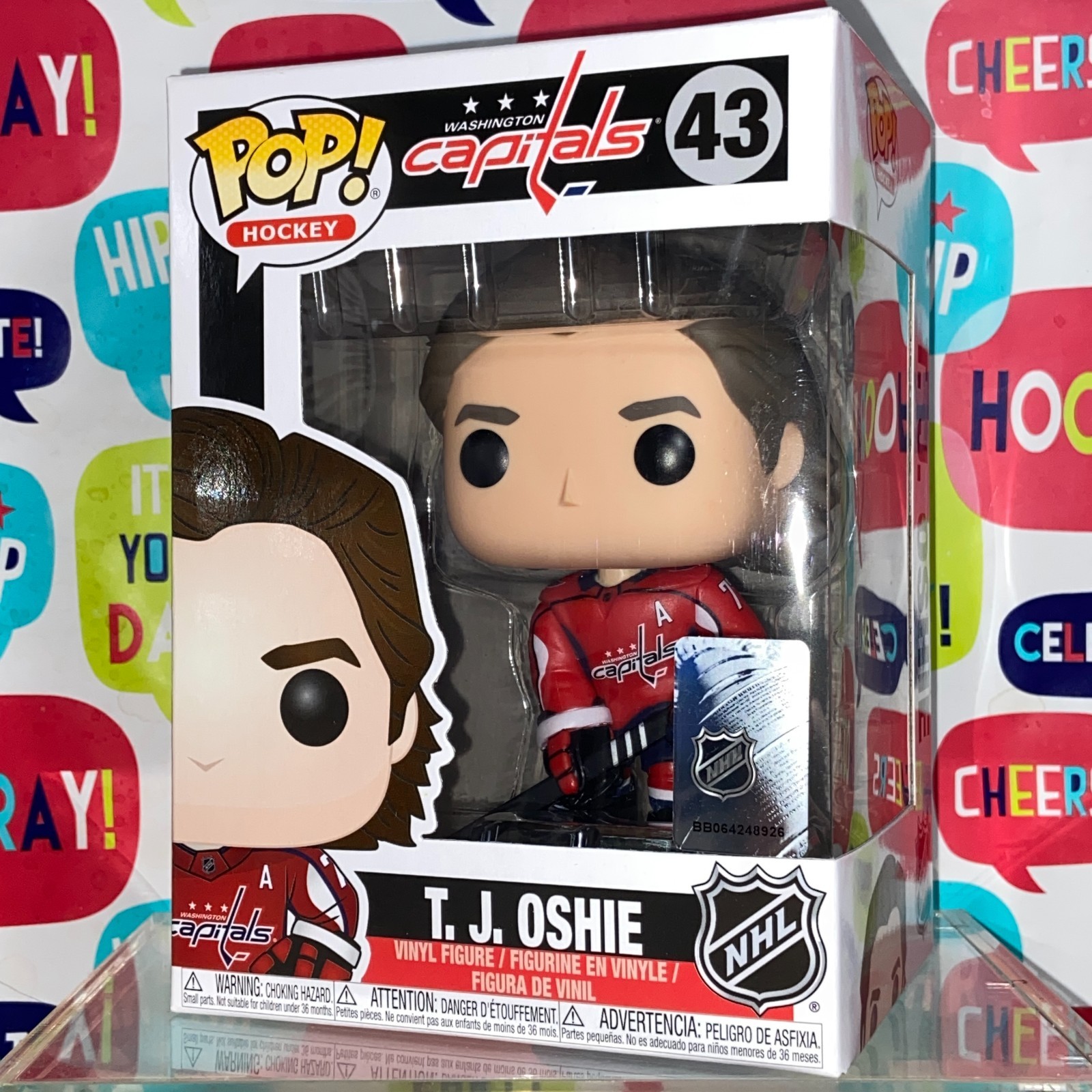 Nhl - Washington Capitals: T.j. Oshie Funko Pop 43 Hockey + Protector