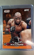 2025 Topps Stadium Club UFC - Karl Williams #132 Orange Foil (RC)
