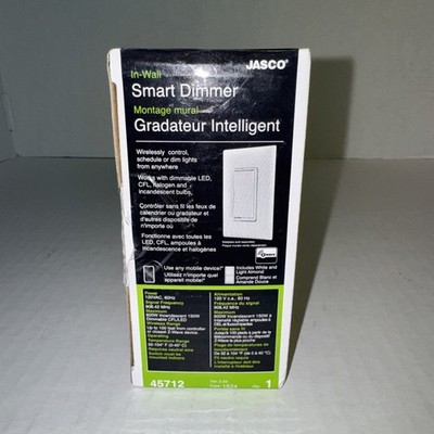 Jasco Z Wave In Wall Smart Dimmer Switch 45712 