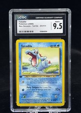 Totodile #80 1st Edition Neo Genesis 2000 Pokémon CGC 9.5 💦 on eBay