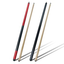 58 Inch Pool Cues 2Piece Billiard House Bar Sticks Set of 2 Canadian Maple
