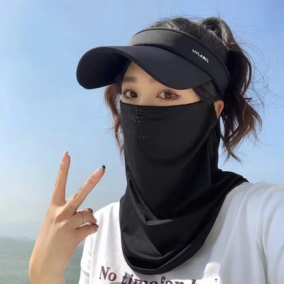 Summer UV Protection Outdoor Neck Wrap Cover Sports Sun Protection Ice Silk Mask