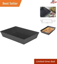 LloydPans 10x14 Detroit Style Pizza Pan - Commercial Quality, Handcrafted in USA
