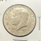 1964 Kennedy Half Dollar 90% Silver AU 50c