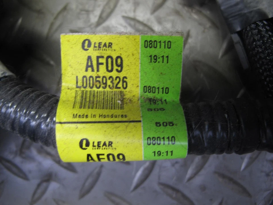 Hummer H2 2008-2009 asiento delantero izquierdo cuadro inferior riel de vía con motores Foto 3 de 4