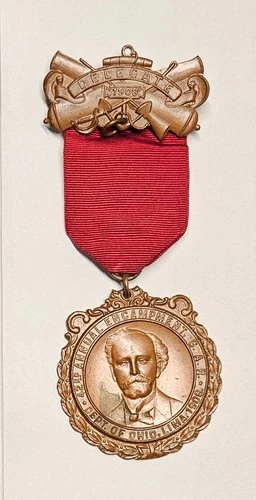 1908 G.A.R. Civil War Encampment Badge Lima, Ohio