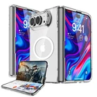 For Apple iPhone Duo Case MagSafe Shockproof Hard Transparent Back Phone Cover