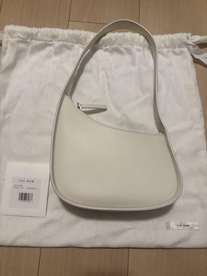 The Row Half Moon Handbagivory Women Luxury Designer Limited Edition Rare Model