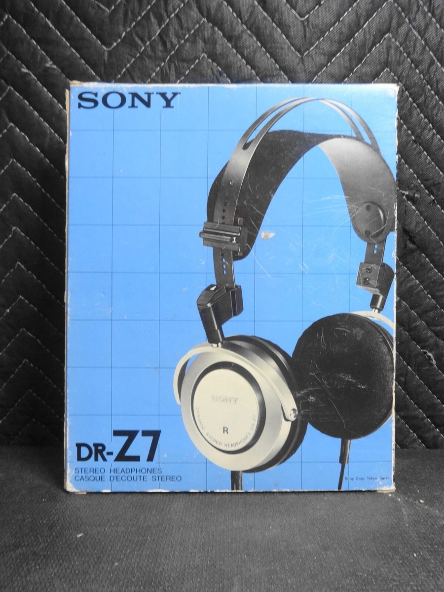 BOX & Manual ONLY for Vintage Rare Sony DR-Z7 Stereo Headphones