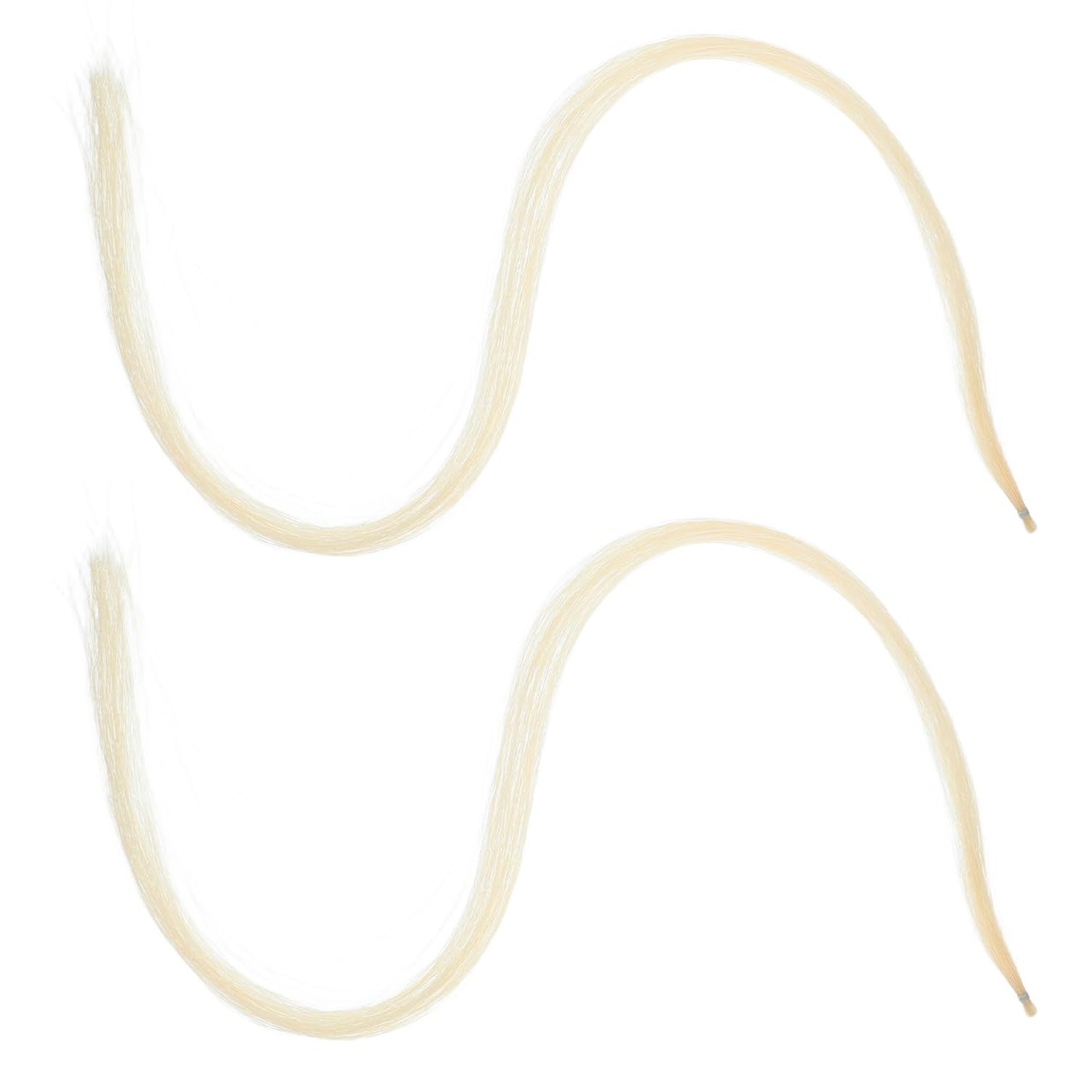 Healifty 2 Hanks Professional Violin Horse Hair Bow Mongolian Stallion Hair (...