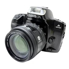 Minolta Alpha 101si SLR Film Camera w/ AF Zoom 35-105mm Lens JPN Tested Working