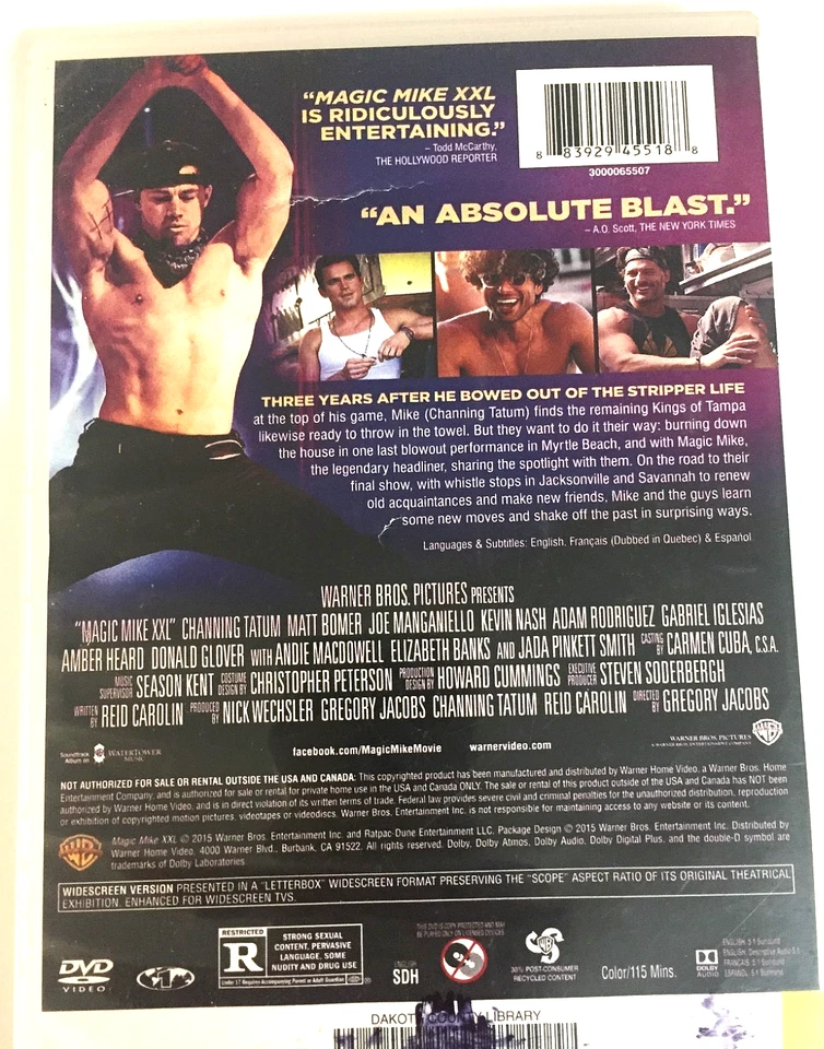 Magic Mike XXL DVD Ships Free Same Day With Tracking - Image 2 of 3