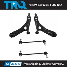 4 Piece Suspension Kit Front Control Arms w/ Ball Joints Sway Bar End Links New
