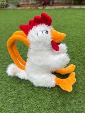 Anna Club Plush Chicken hen plush bag soft toy