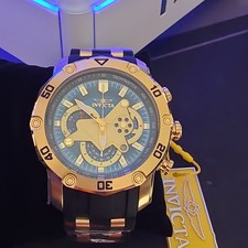 Invicta Mens Pro Diver Scuba 50mm Blue Dial C...