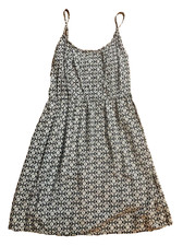 Old Navy Black and White Print Sundress Medium